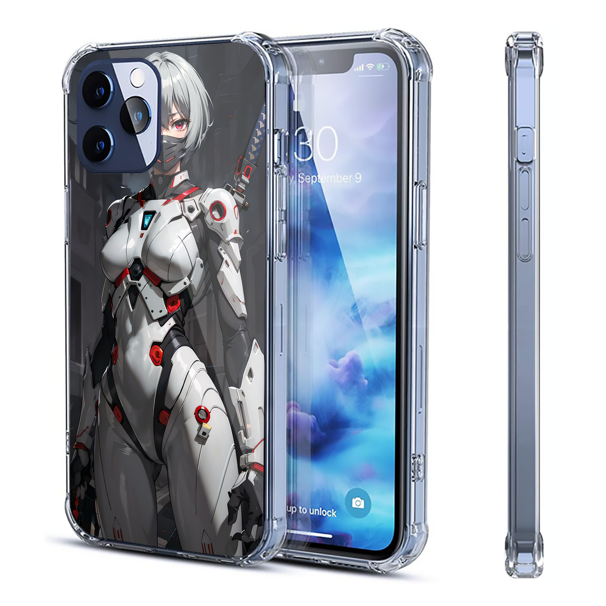 （画像用） EVA 新世紀エヴァンゲリオン 【iPhone 12シリーズ対応】透明スマホケース（クリアソフトケース）